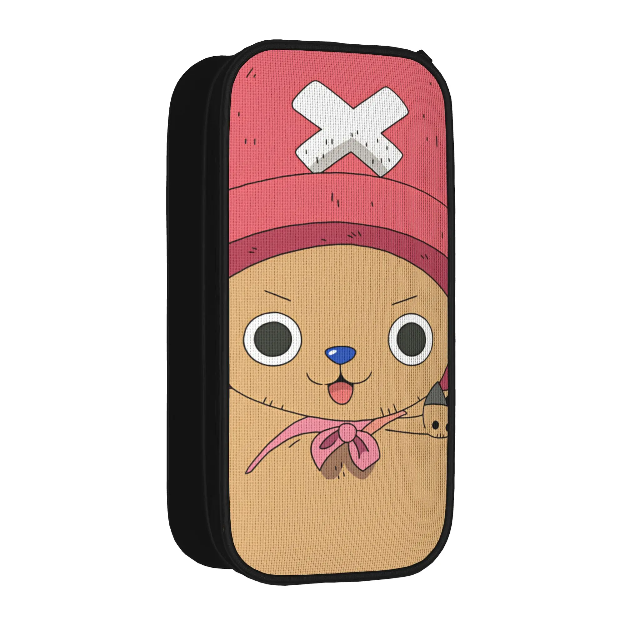 TONY TONY Chopper! Pencil Case Ones Pieces School Pencil Cases Canvas Boy Girl Kawaii Large Capacity Pencil Box School Supplies