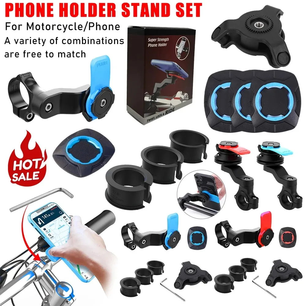 

Motorcycle Handlebar Phone Holder 360° Bicycle 쿼드락 Quadlock case Bracket Security Navigation Mount Moto Anti-Shock Brackets