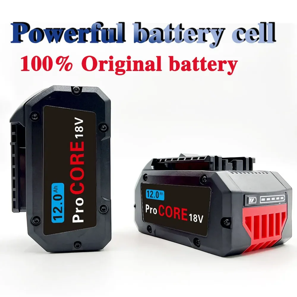 2024-Procore Wireless Battery ERDHL Z, 18V, 18000mAh, Suitable for Bosch, Professional Systems, BAT609, BAT618, GBA18V8021700