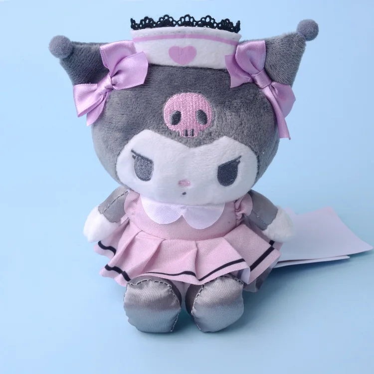 Sanrio Kawali Kuromi Hello Kitty My Melody Cinnamoroll Pillow Plush Toys Plushie Keychain Stuffed Doll for Kids gift