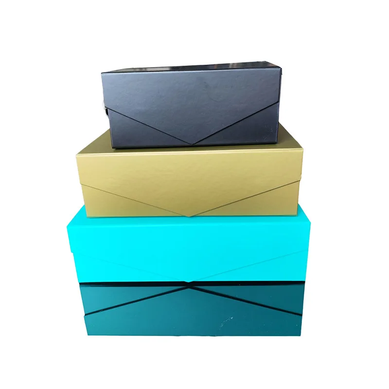 20Pcs/Lot Colorful Folding Gift Box Wholesale Colorful Flip Folding Gift Box Packaging Paper Box Wholesale