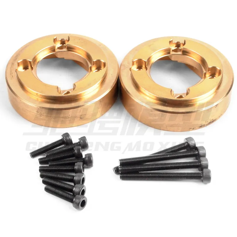1/8 RC Crawler Upgrade Parts for MJX H8H H8E Axle Brass Counterweight Stainless Steel Chassis Protection Armor
