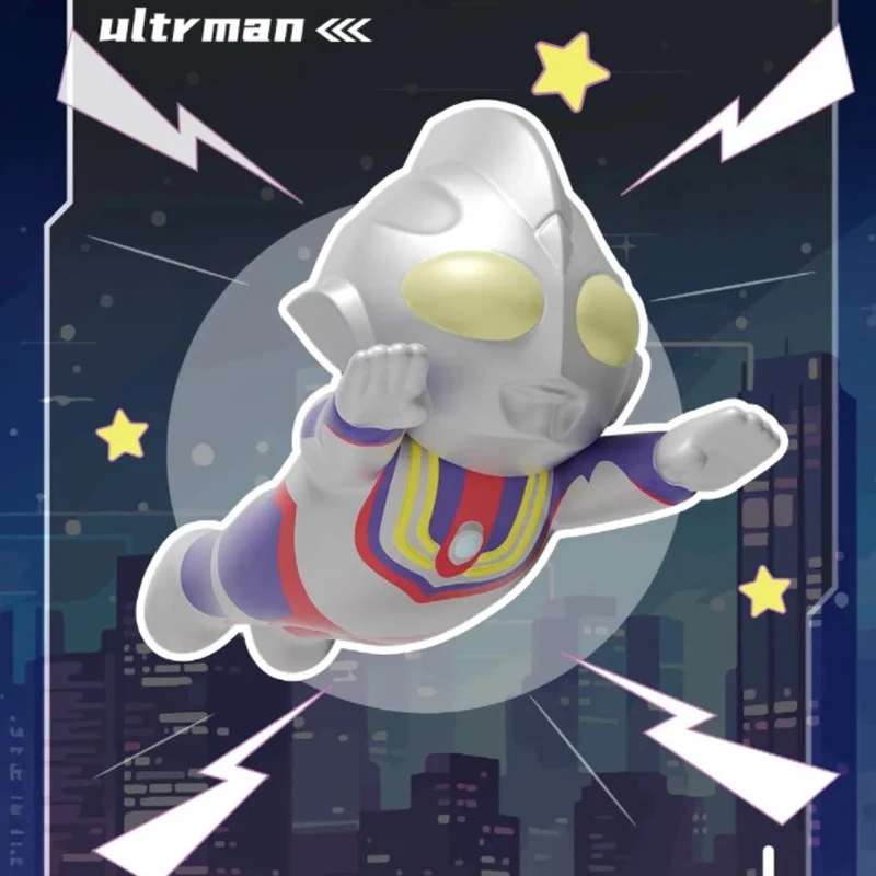 

Genuine Kawaii Ultraman Anime Figures Cute Blind Box Corner Bumper Toy Action Figure Decoration Toys Bag Pendant Birthday Gifts