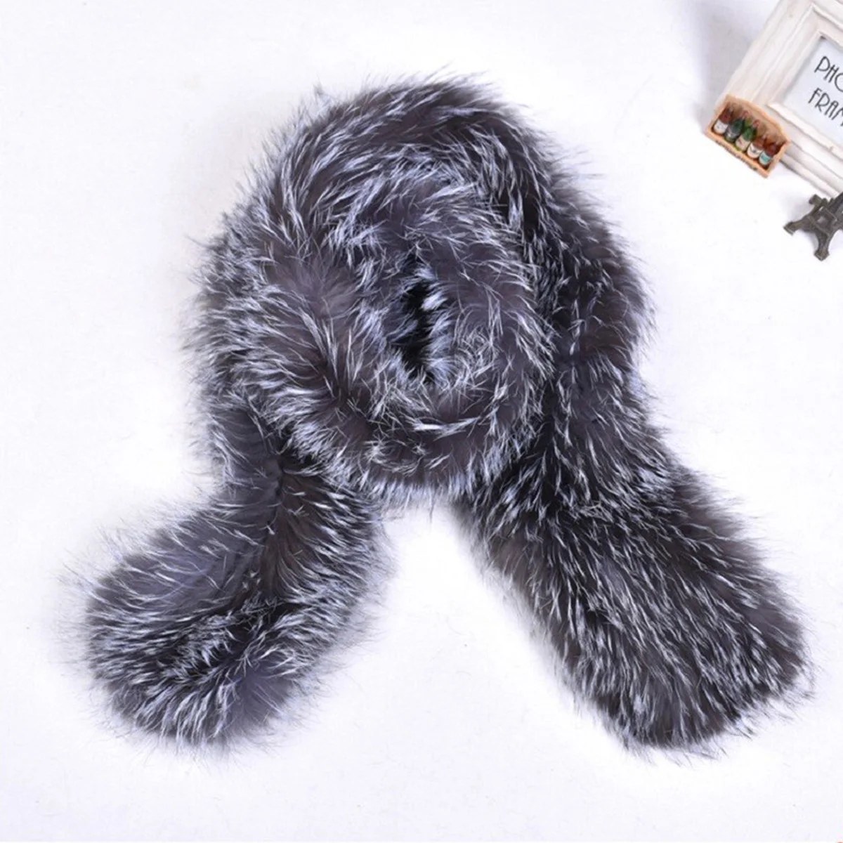 

Real Fox Fur Scarf Women's Winter Accessories Scarf Neck Warmer Hat Long-Length Warm Genuine Fur Scarf Hot Sale FEIMANYUAN