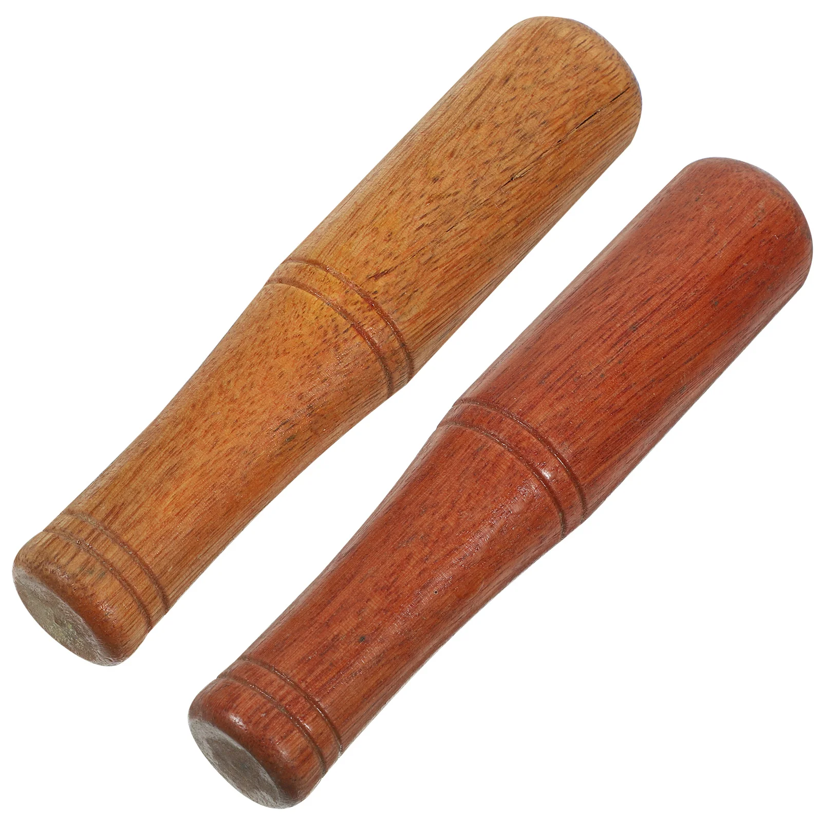 

2Pcs Garlic Grinding Rods Wooden Pestles Ergonomic Long Handle Multipurpose Food Masher Spice Crusher Kitchen Utensils Gadgets