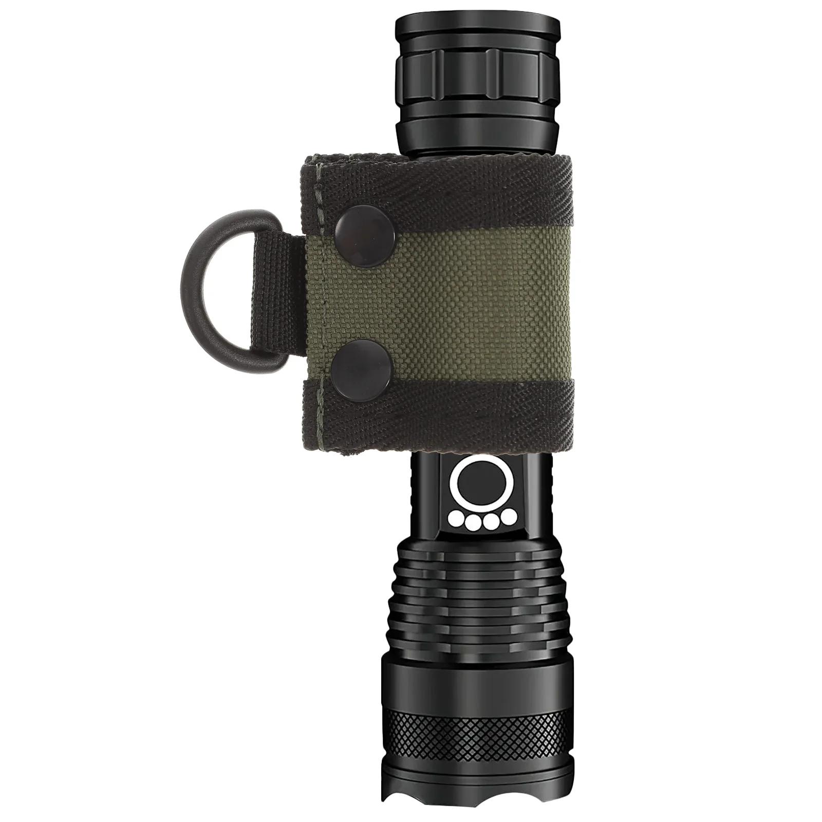 Oxford Cloth Flashlight Cover Protective Case for Outdoor Camping Small Size Torch LED