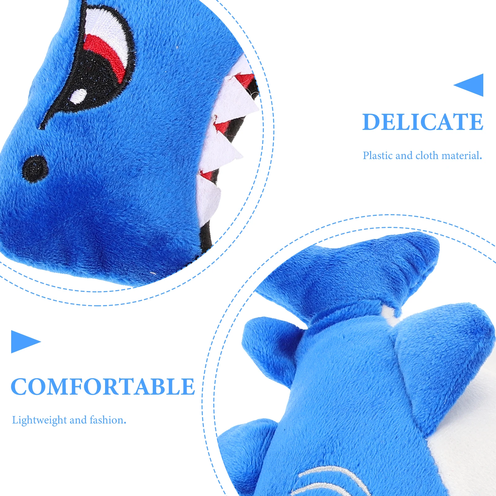 

Shark Headband Blue Fabric Cartoon Shark Headbands for Girls Halloween Costume Hair Accessories Party Cosplay Props
