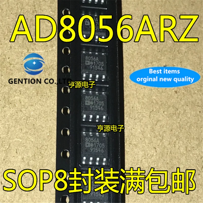 10Pcs AD8056ARZ AD8056AR AD8056 8056A SOP-8 High speed operational amplifier chip in stock  100% new and original