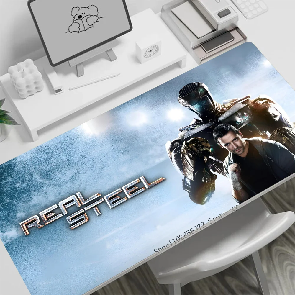 1pc Real Steel Non-slip Mouse Pad Suitable For Office Computers Laptops E-sports Game Desk Mats XXL Keyboard