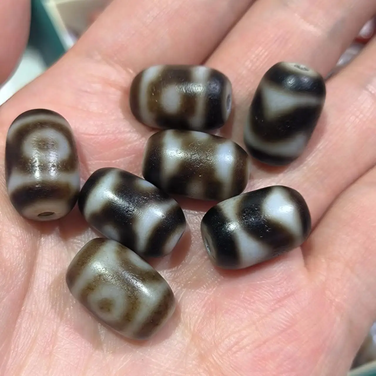 1pcs/lot natural multi-pattern old agate dzi wholesale brown 16x10mm Handmade beads special rare Accessories jewelry diy taki