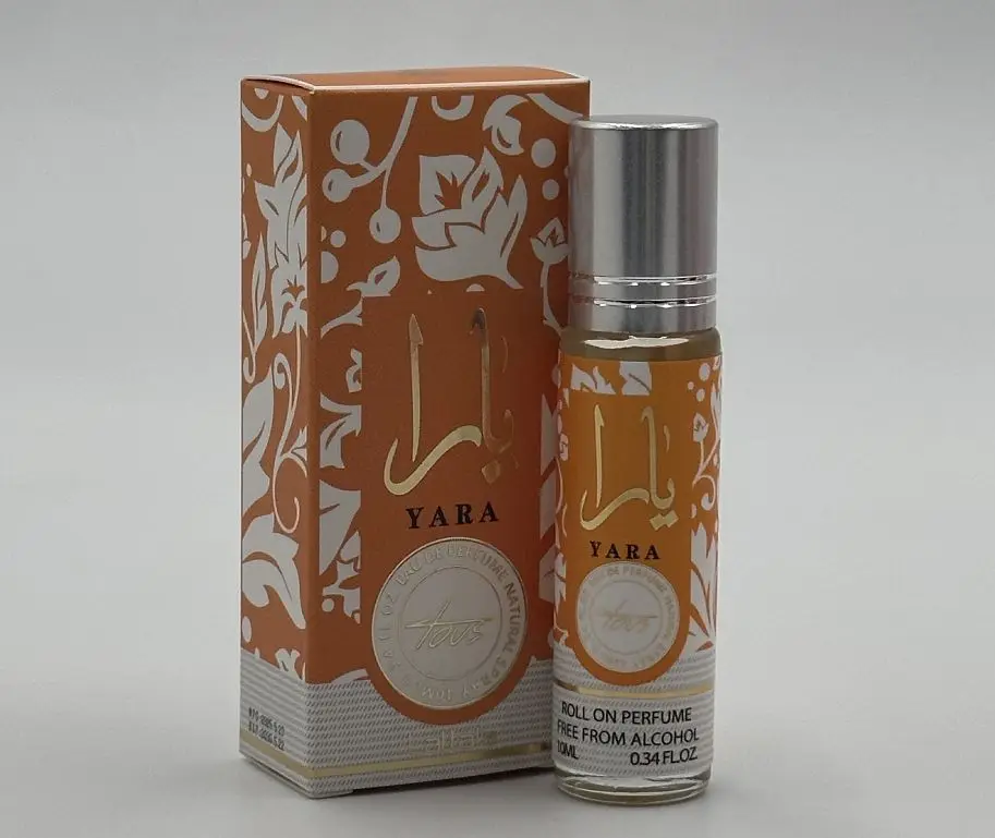น้ำหอมโรลออน Ard Al Zaafaran Yara กลิ่นดอกไม้หวานละมุน สำหรับผู้หญิง พกพาสะดวก เหมาะเป็นของขวัญวันหยุด