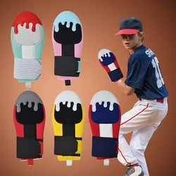 Guantes deslizantes de béisbol, opciones de mano izquierda y derecha para protección de manos juveniles y niños con diseño fácil de poner y quitar