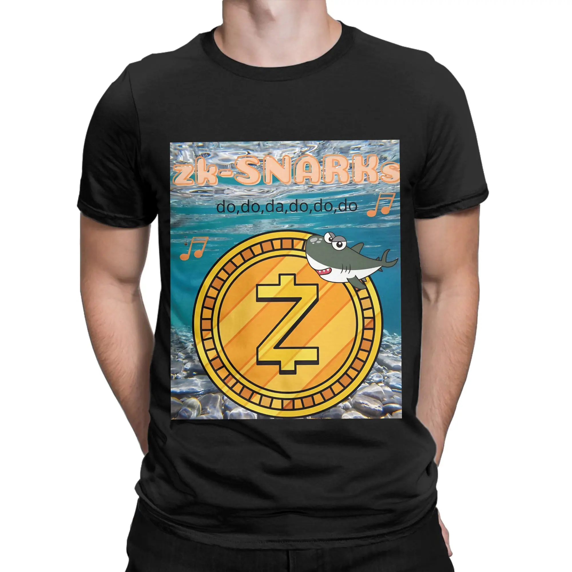 Zcash ZEC zk SNARKs protocol Classic Funny 100% Cotton T-Shirt Zcash ZEC Tops Tees For Men