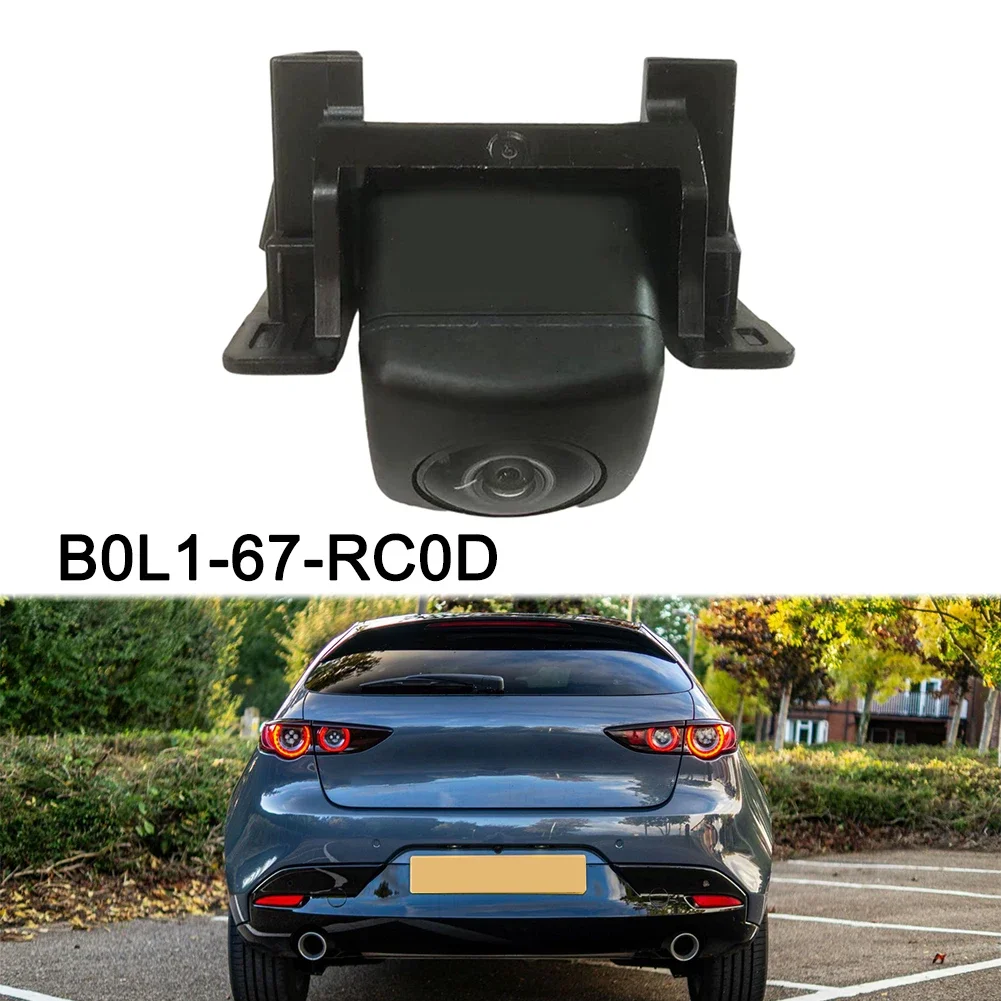 

For Mazda 3 19-21 Rear View Reverse Backup Parking Assist Camera B0L1-67-RC0D Black Parking Reversing Camera Accessories