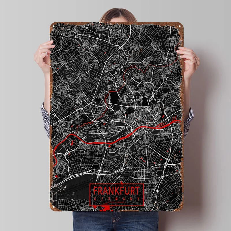 Frankfurt City Map …