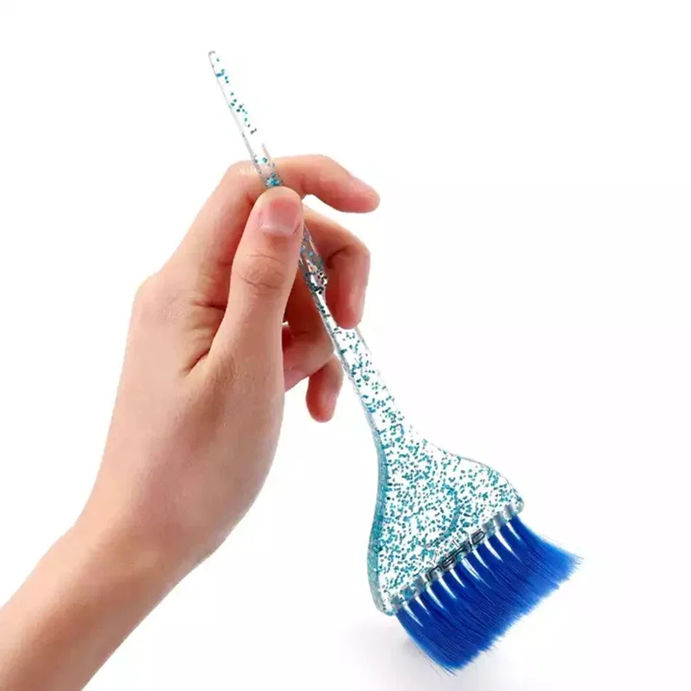 Professional Hair Dye Brush Plastic Crystal Hair Coloring Applicator Brushes Comb Barber Dyeing Tools Salon Styling Accessories