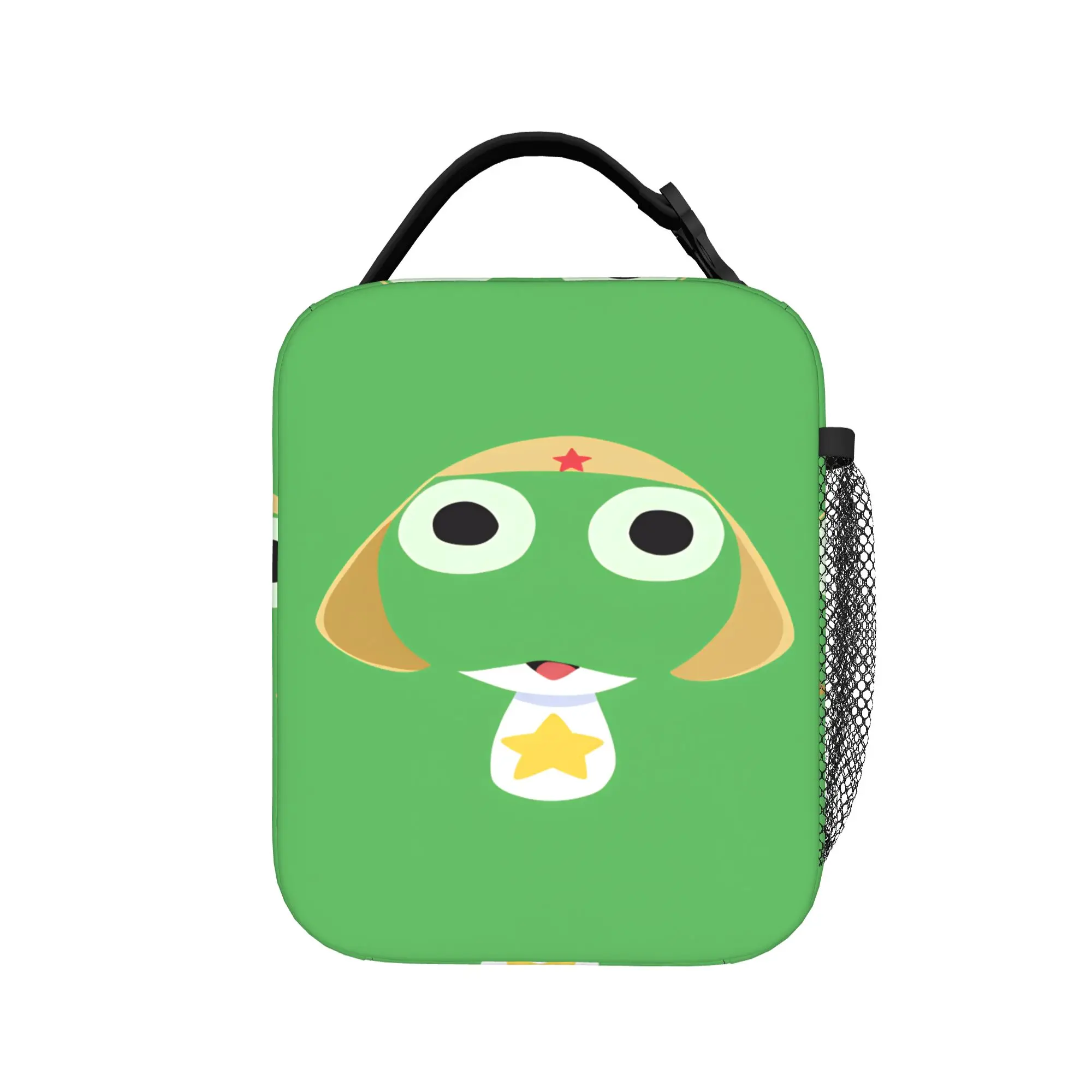 

Сумка для обеда Keroros Gunsous Frog, портативная изолированная сумка для обеда, сумка-холодильник для пикника на открытом воздухе для девочек, водонепроницаемая термосумка-тоут