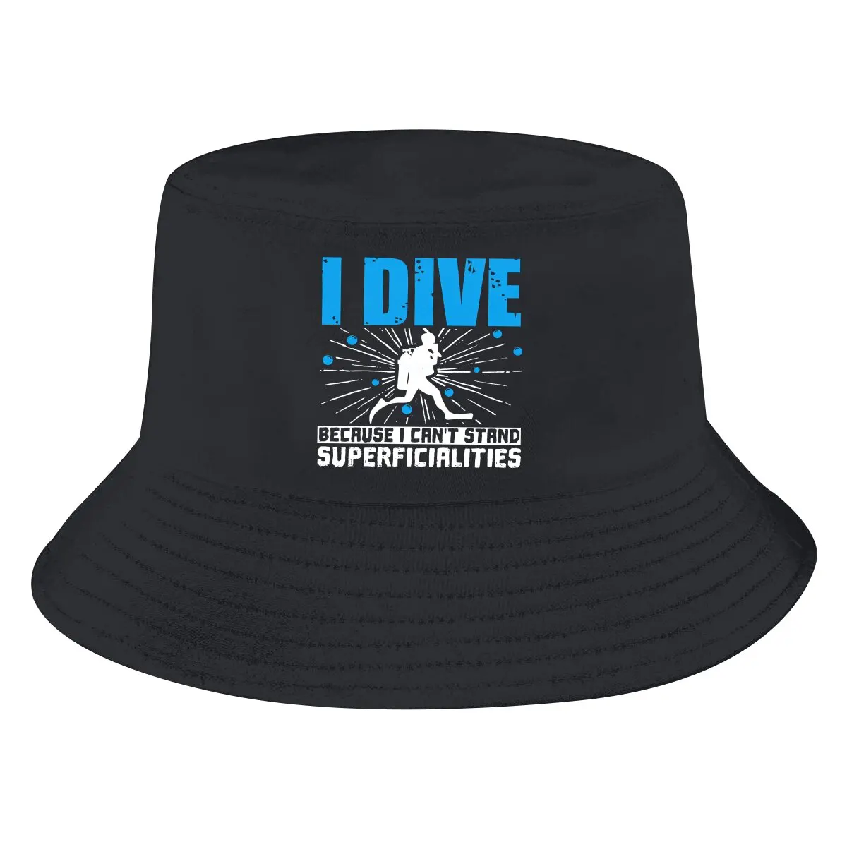 Cant Stand Superficialities Unisex Bucket Hats Dive Scuba Diving Hip Hop Fishing Sun Cap Fashion Style Designed