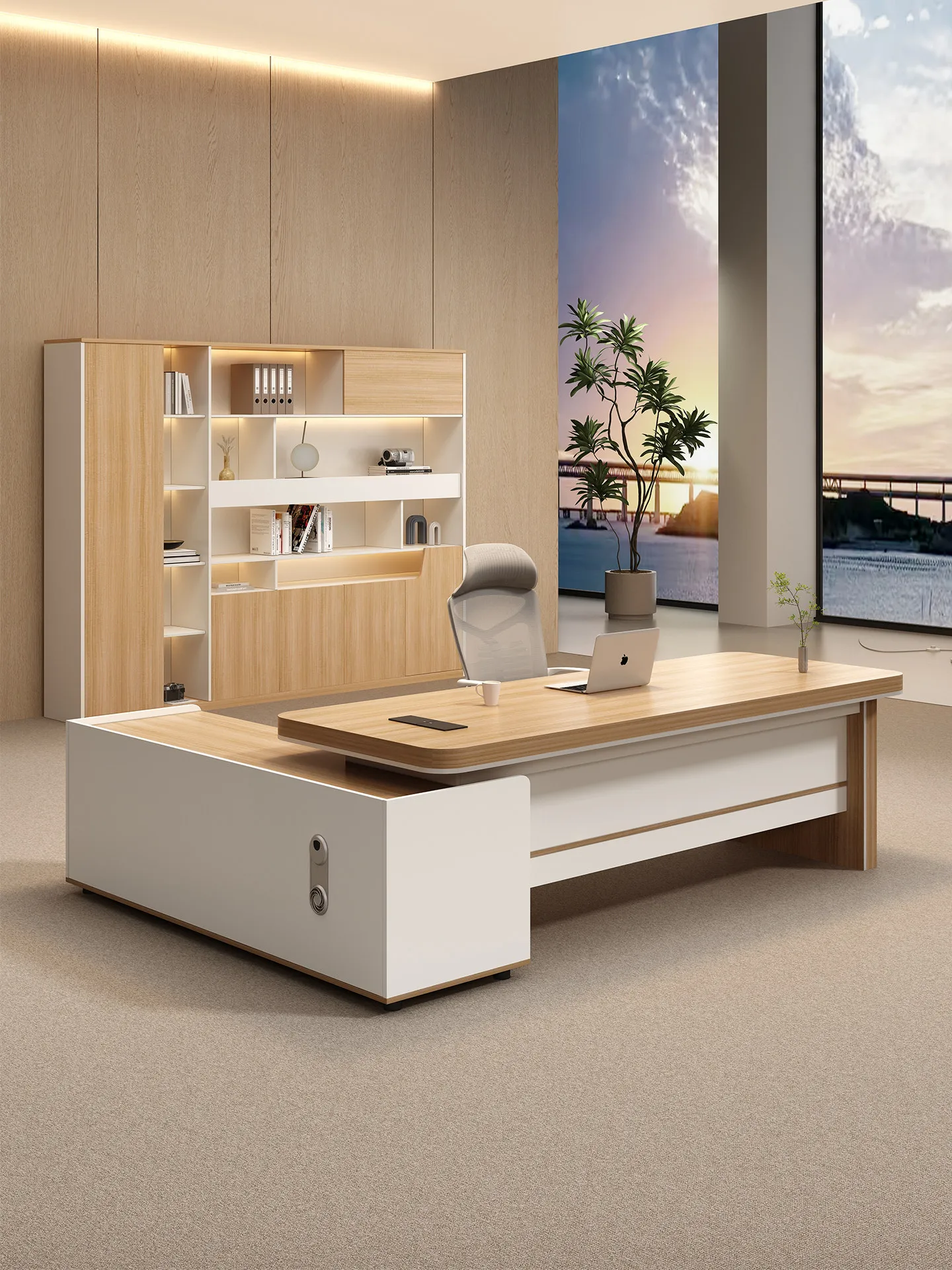 CX Modern Minimalist Executive Desk CEO Manager Office Desk