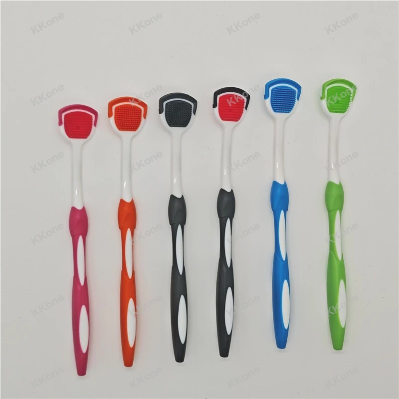20Pcs Tongue Cleanser Compact Design Comfort Handle Fresh Breath Oral Care Tool For Daily Use