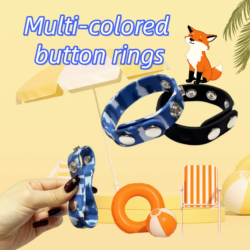 

Многофункциональное 4-цветное кольцо для массажного аксессуара, регулируемое мужское тренировочное кольцо с фиксированной петлей, увеличение расширения, домашний массаж, релаксация