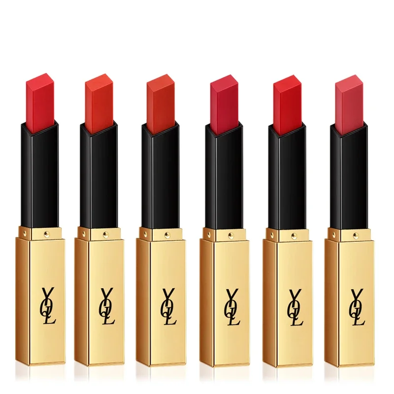 Lápis impermeável Matte Lipsticks, de longa duração, Sexy Red Lip Stick, Maquiagem Lip Tint Pen, Beleza Cosmética, 1 a 10Pcs