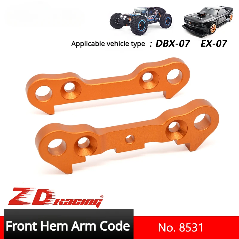 ZD Racing DBX07 EX07 General ZD 1/7 Full Series Models RC Car Spare Parts 8531 Front Hem Arm Code