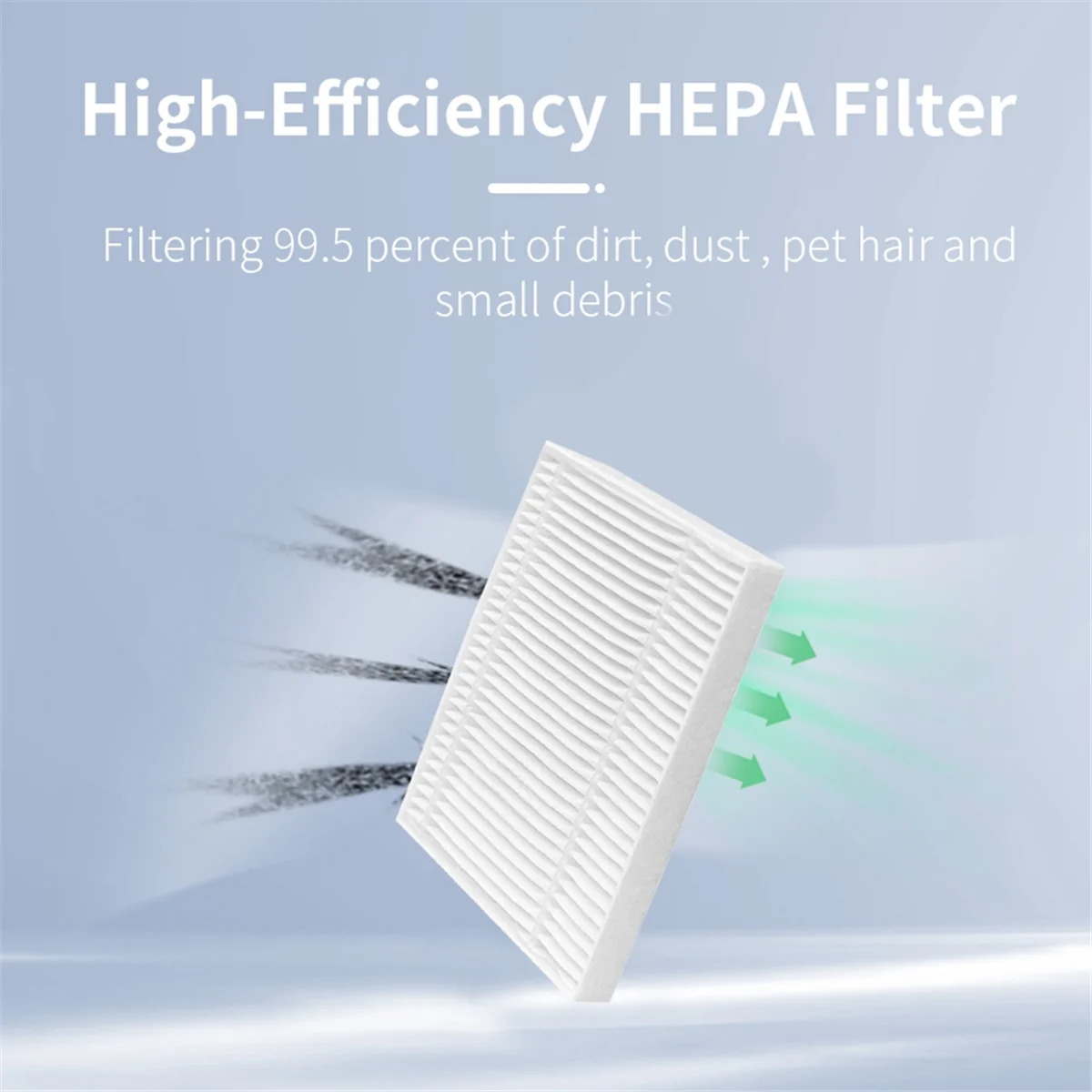 12PCS Replacement Parts HEPA Filter for Clean L50 /L50 / L60 / L60 Hybrid Robot Vacuum Cleaner Washable Filter