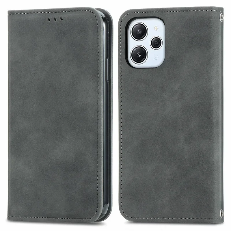 Dla Xiaomi Redmi 14C 2024 Luksusowe skórzane etui z klapką Magnetyczna książka Funda Dla Redmi 12 13 13C 13R A3 14C 14 C Turbo 3 Cover