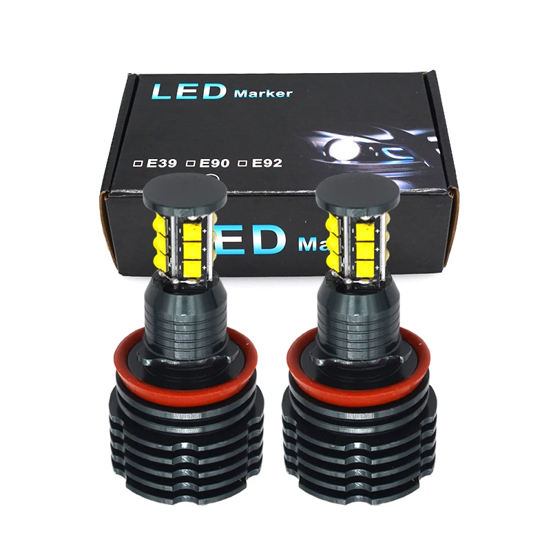 

2025 SUKIOTO 2PCS 120W 240W H8 Angel Eyes LED Marker Kit Halo Ring Light 6000K 12V For BMW E92 E90 X5 E71 X6 E82 M3 E60 E70