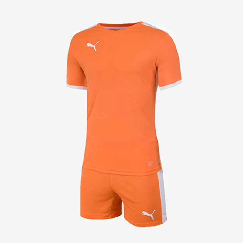 

Мужской повседневный спортивный комплект Puma Authentic с круглым вырезом, модный, легкий, короткий, 703104-03