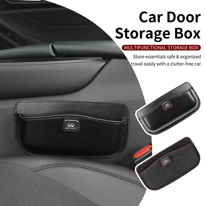 

Car Seatback Storage Box Seam Case Door Clutter Organizer Accessories For Infiniti Q50 FX35 Q30 G37 Q70 QX70 G35 Q60 QX50 QX60 Q