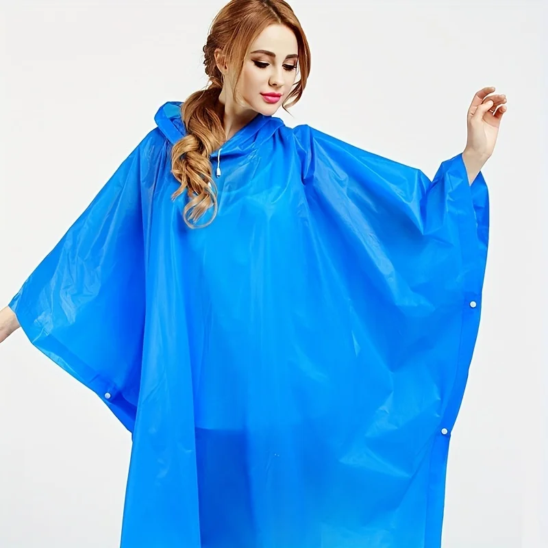 Poncho antipioggia per adulti custodia per escursionismo impermeabile Unisex per campeggio poncho antipioggia con cappuccio per uomo donna impermeabile per giacca