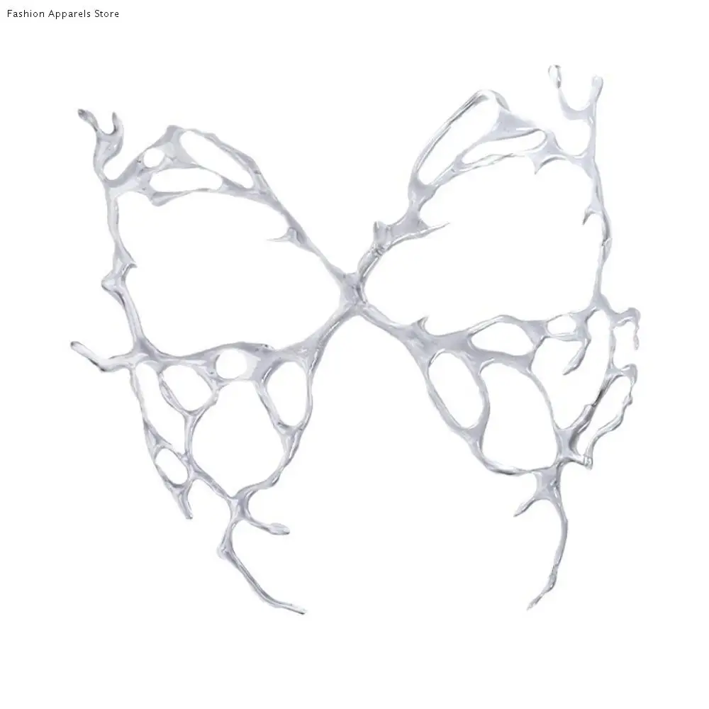 

Fashion Animal Butterfly Mask Resin Ancient Style Full Face Cover Cosplay Costume Transparent Masquerade Props Game Party