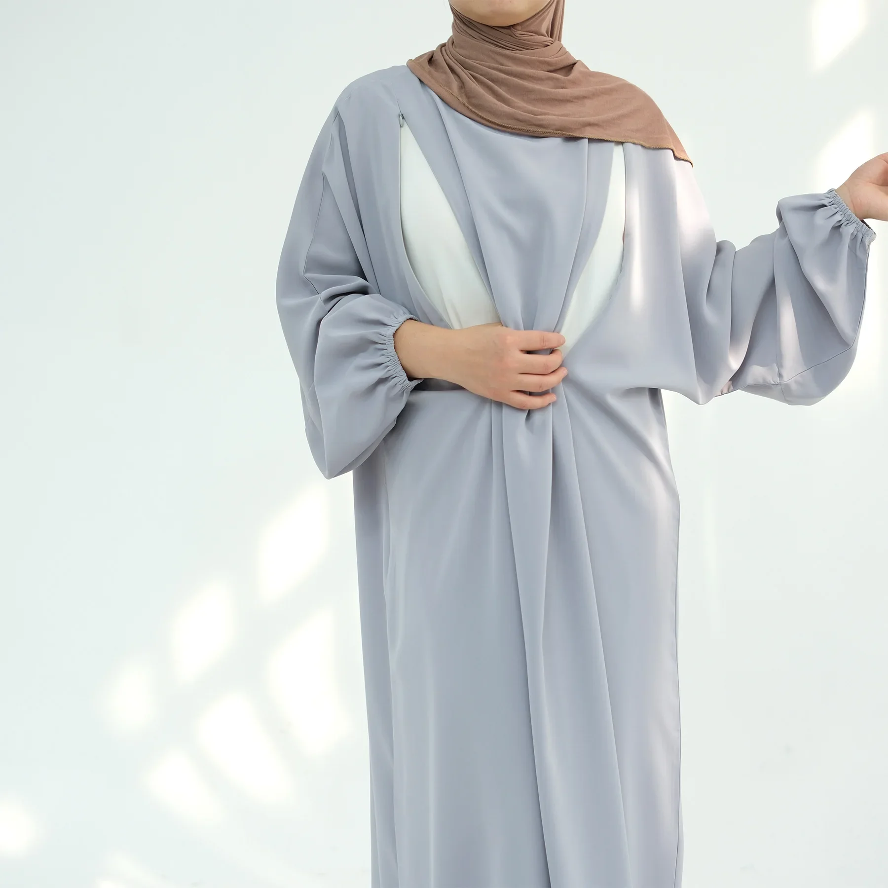 

Robe Women Long Loose Maxi Dress Turkey Dubai Nursing Dress Abaya Robe Muslim