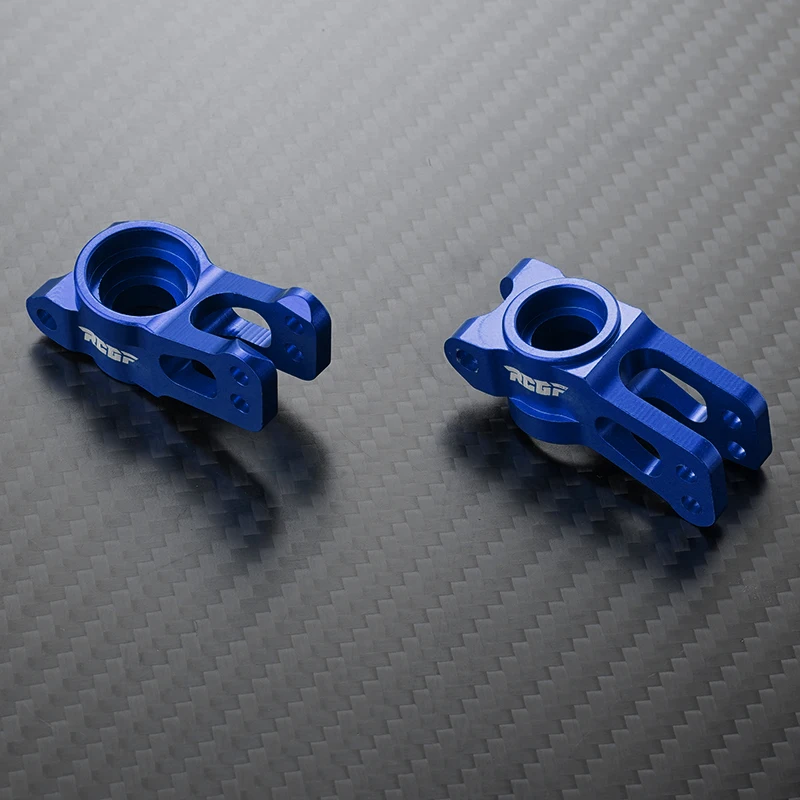 RCGOFOLLOW 2pcs Aluminum Alloy Wear Resistant Rear Hub Carrier For 1/10 Rear Hubs LSOi Lasernut U4 RC Car Part Green