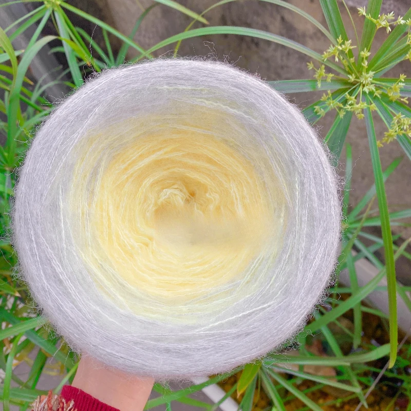 3 السواحل من الصوف الموهير الغزل اليدوية DIY الحياكة النسيج قبعة وشاح شال بطانية سترة التدرج مقطع طويل صبغ الغزل الكرة