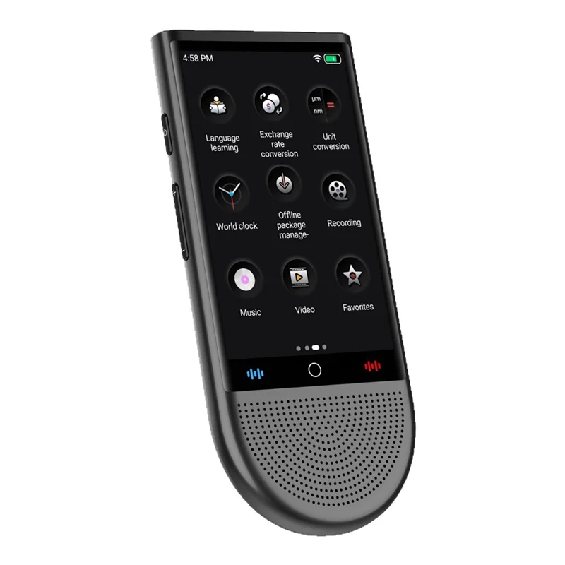 

ABUO-Voice Photo AI Translator Recorder 4G 148-Language Real-Time Offline Translation Chatgpt Integration