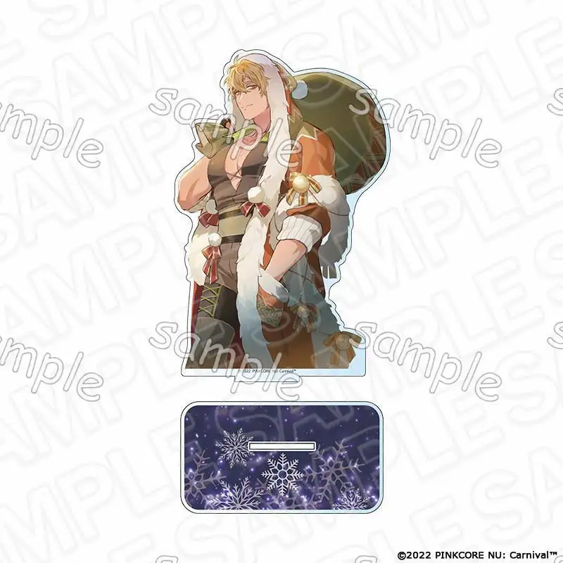 Anime Nu: Carnival Stand Acrylic Figure Eiden Aster Edmond Edmond Standing Model Plate Props Cosplay Student Desktop Decor Gifts