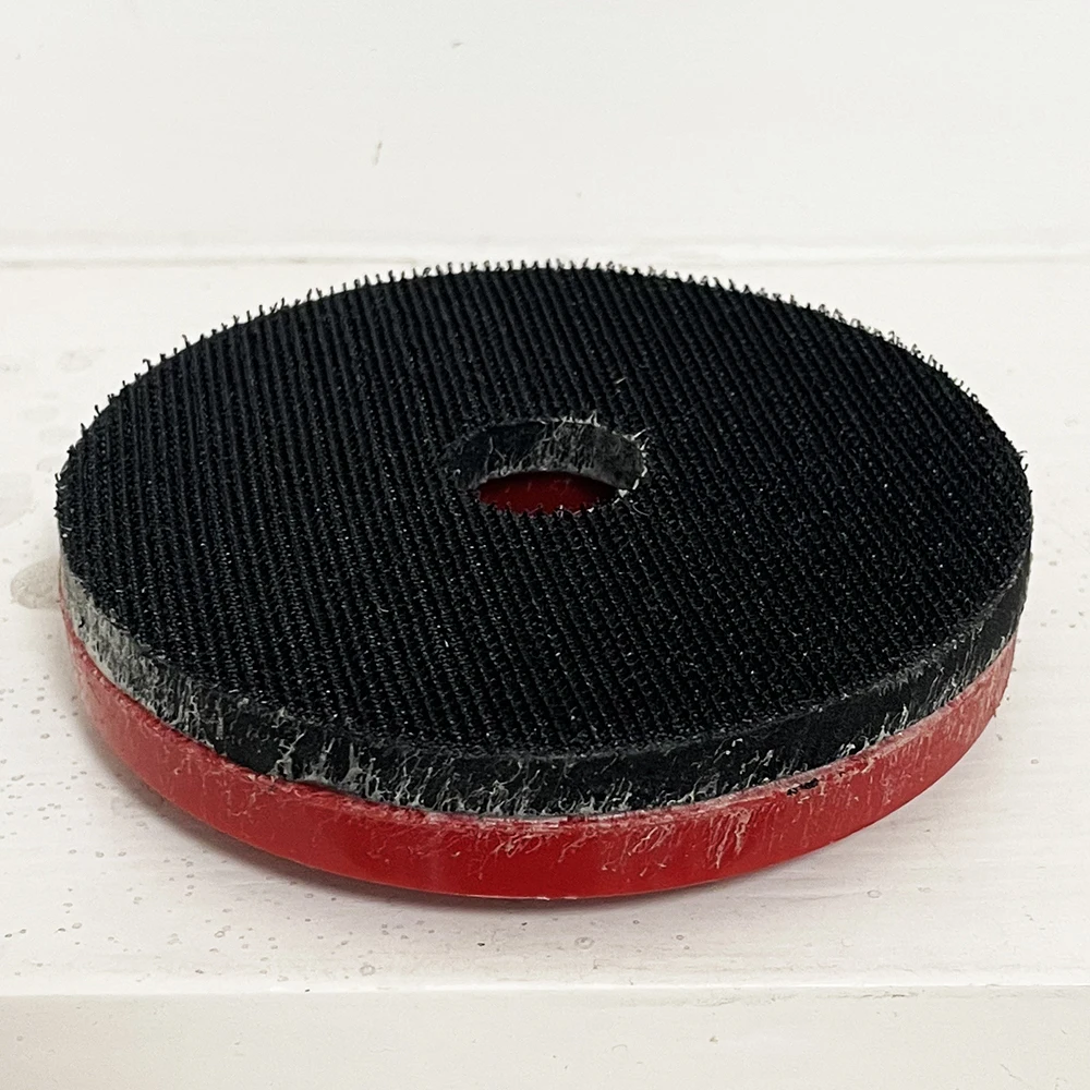 1Pc 4 Inch Snail Lock Snap Foam Back-up Pad With Plastic Base For Connection Of Angle Grinder And Polishing Pad With Snail Lock