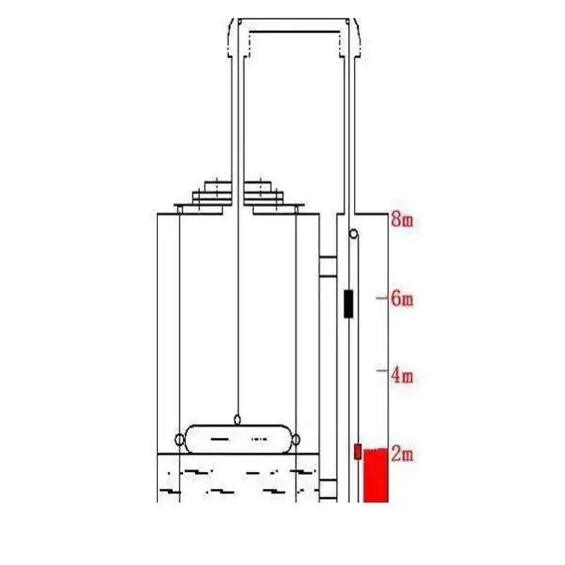 Fuel Float and Plate Type Liquid Level Indicator, Magnetic Liquid Level Gauge, Liquid Level Gauge