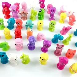 Kids Cartoon Cupule Suckers Animal Action Figures Mini Doll Suction Cup Toys Suction Cup Puppets Capsule Model Sucker Dolls