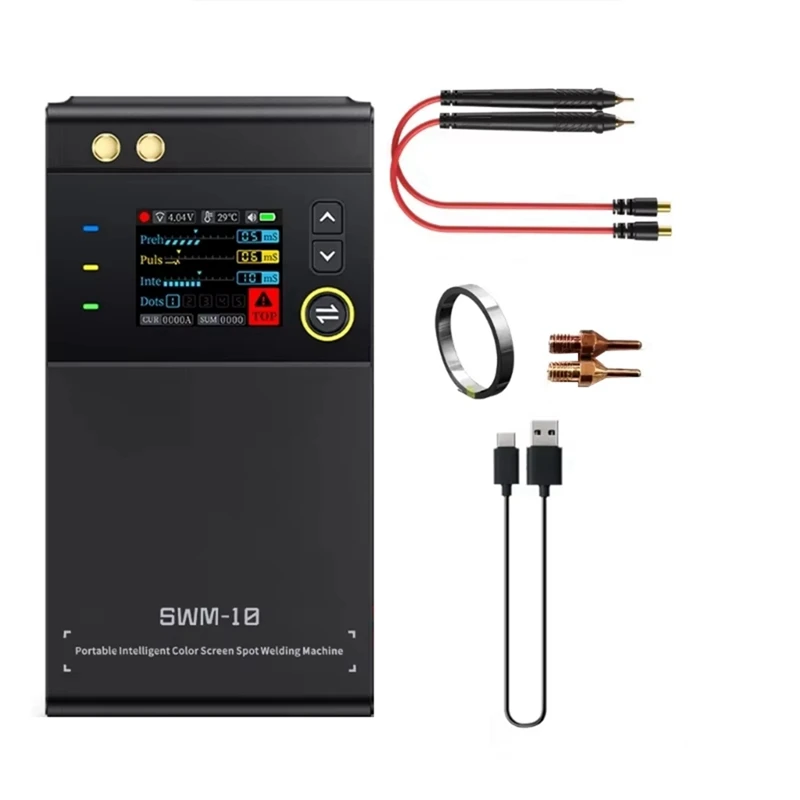 

ГОРЯЧИЙ! SWM-10 Ручной сварочный аппарат DIY Мини-сварочный аппарат 18650 Аккумуляторный блок Сварочный инструмент 5000 мАч Сварной аппарат для точечной сварки 0,25 мм