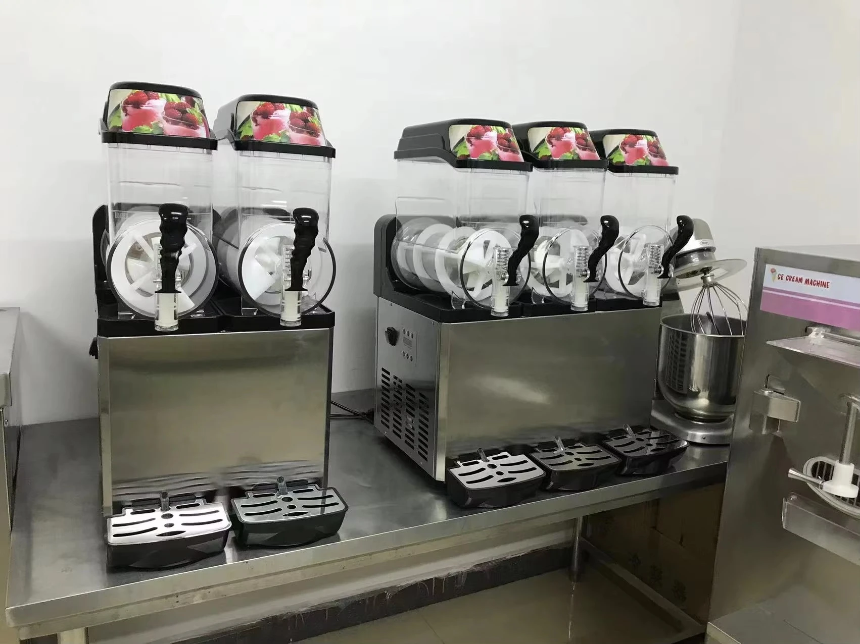 MAYHOPE Restaurant Frozen Drink Beverage Machine Commercial Slush Machine Slushie Machine Maquina De Granizados