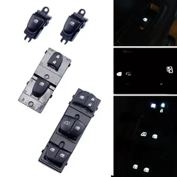 For Renault Kadjar 2015 2016 2017 2018 Auto Electric Power Window Switch with LED White Backlight