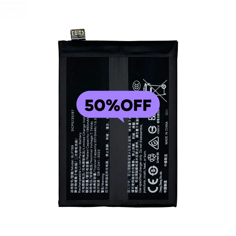 BLP789  for OPPO Reno4 5G/CPH2113 Mobile Phone Battery High Capacity Battery Replacement Bateria with Tools