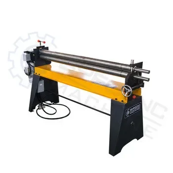 Asymmetrical manual sheet metal rolling machine