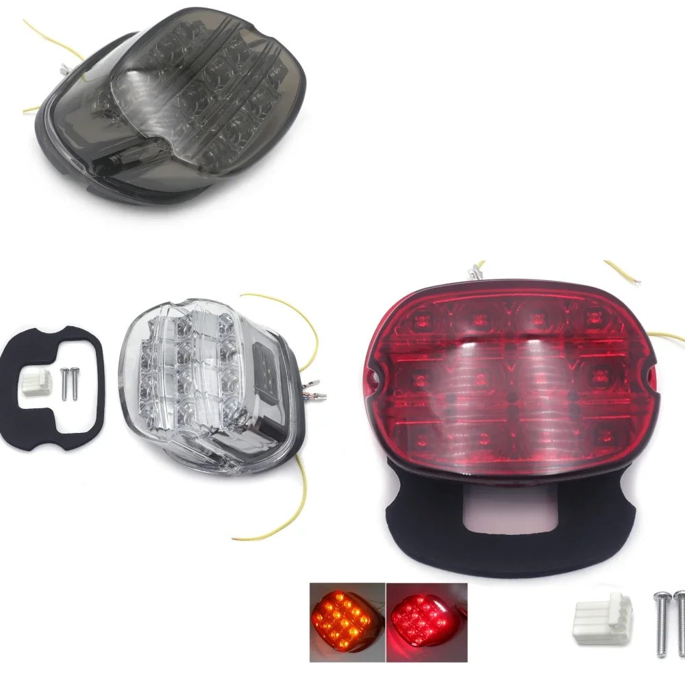 Red Layback LED Taillight Brake Light For Harley Davidson '18&Up FXLR FLHC ’03-'17 FXST ’00-'17 FLST Motorcycle Part