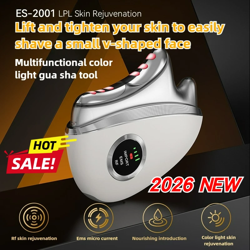 

Портативный электрический массажер Гуаша с микротоками, набор для бианши-массажа и скребков для омоложения кожи и расслабления в домашних условиях