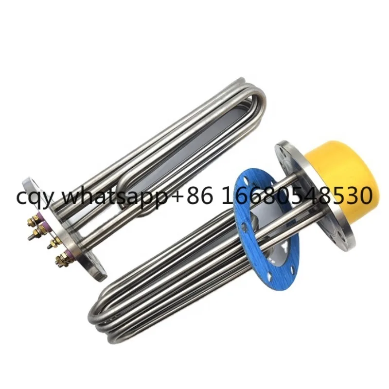 

6kw 9kw 12kw 18kw 24kw Stainless Steel Industrial Flange Electric Oil Heating Element Boiler Water Immersion Heater